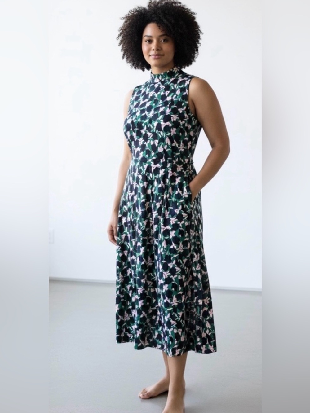 Boden Miriam Ponte Floral Dress 10 P